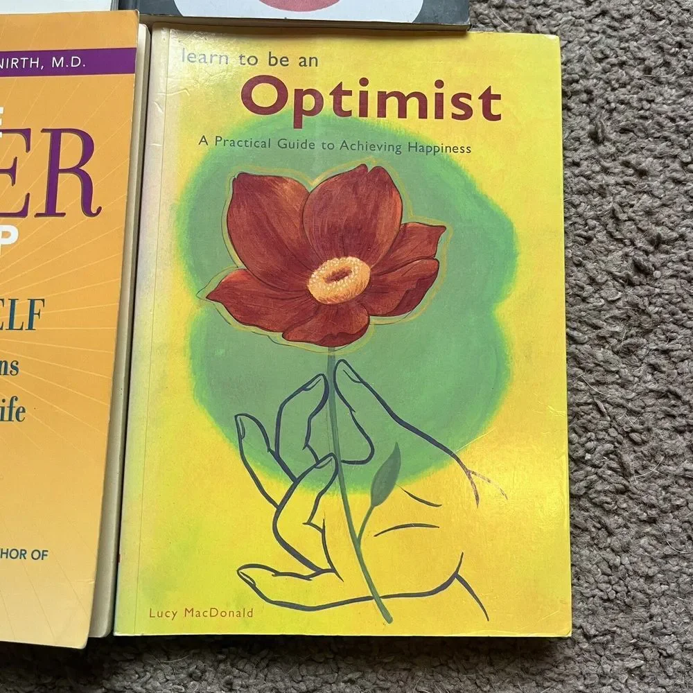 Personal Development‎ Book Lot of 6 Optimist Anger Trap Drive Likeability Factor